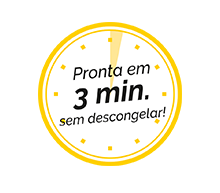 Prontas em 3 minutos