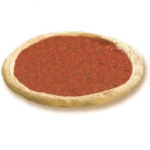 Base de pizza aux tomates