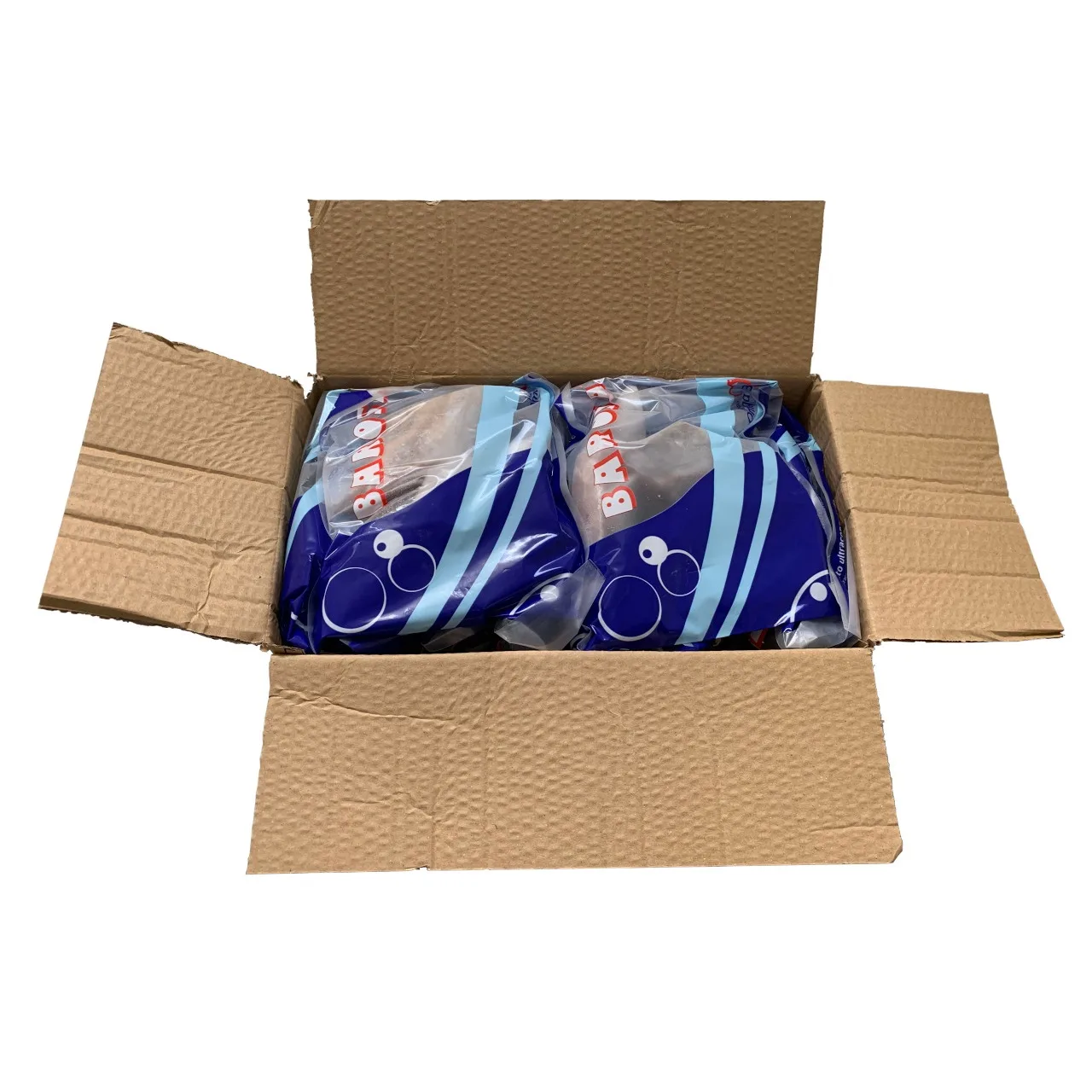 Fourreau blanc emballé Poisson