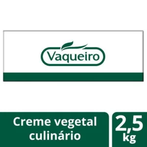 Vaqueiro creme vegetal culinário e fritura rasa 2,5Kg