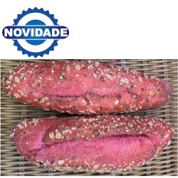 Novidade Pão de Beterraba com Sementes 90Grs Novidade Pão de Beterraba com Sementes 90Grs