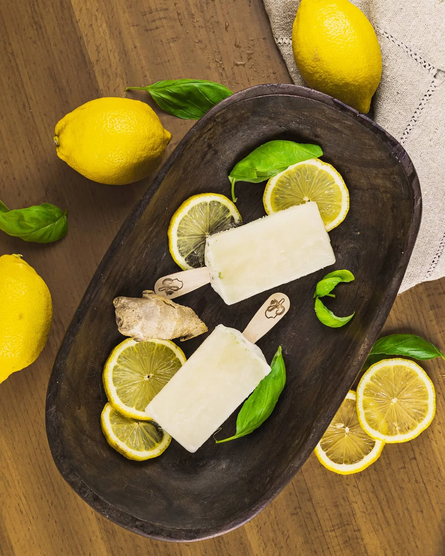 Colé Gengibre e Manjericão