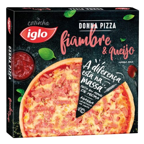 Pizza Massa Fina Fiambre & Queijo (351g) [Iglo]