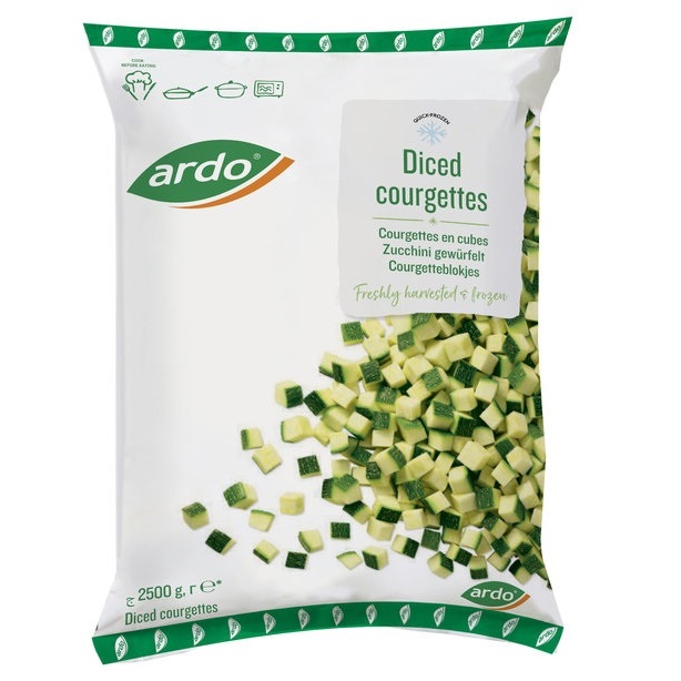 Courgette Cubo 10x10 Saco Courgette Cubo 10x10 Saco