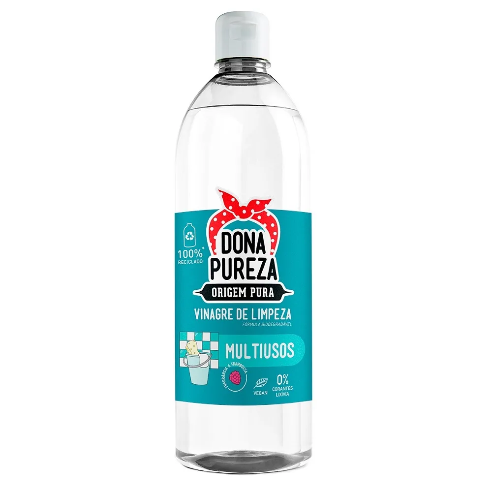 Dona Pureza Vinagre de Limpeza Framboesa (multiusos) 1L