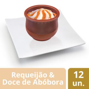 Taça de Requeijão com Doce de Abóbora