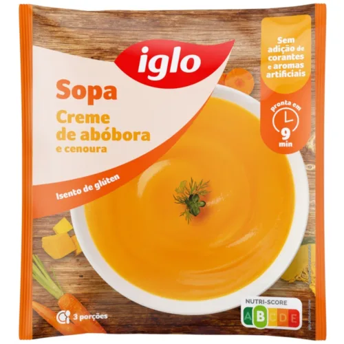 Sopa de Abóbora e Cenoura (600g) [Iglo]