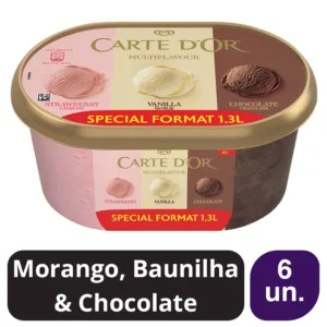 Carte D´Or Sabor Morango, Baunilha, Chocolate – T.H.
