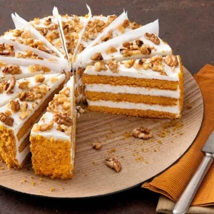 Tarte de Cenoura Pré-Cortada